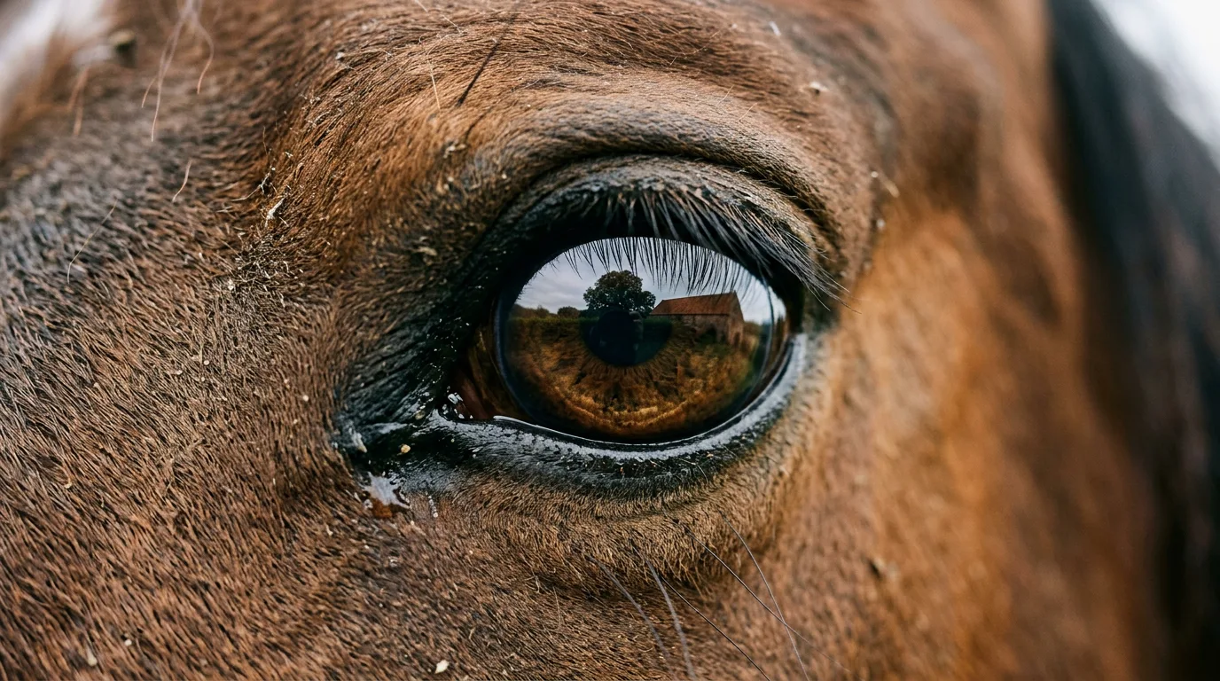 Un regard de cheval, Les Écuries du Richardon, Châteauneuf